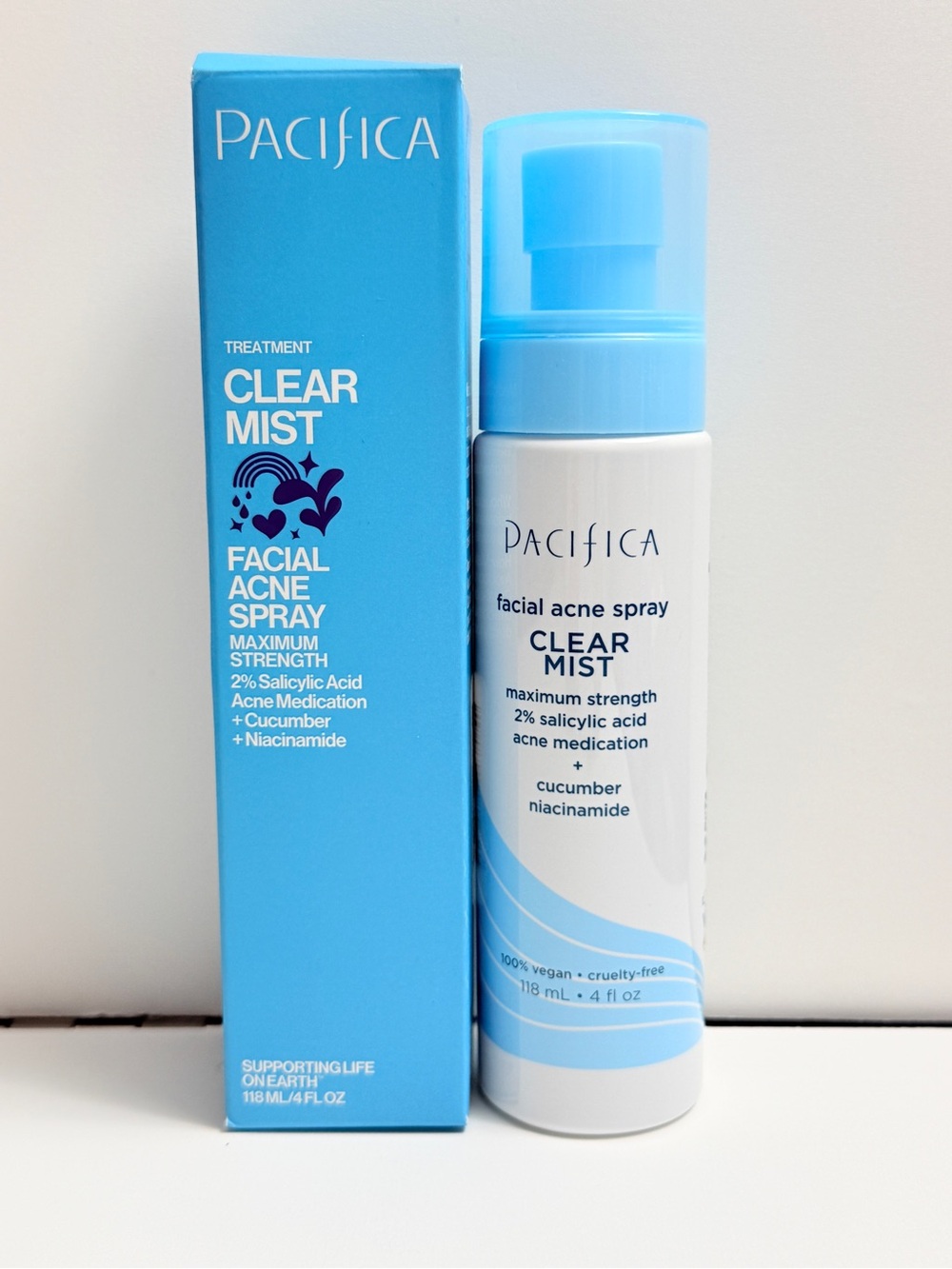 Pacifica Clear Mist Facial Acne Spray - New